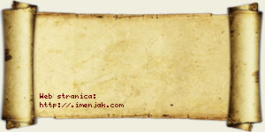 Jana Župac vizit kartica